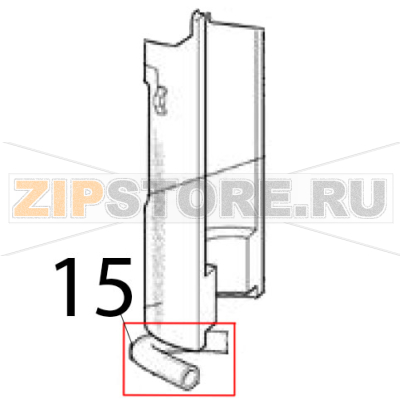 Tubo in plastica Scotsman MF 46 WS Tubo in plastica Scotsman MF 46 WSЗапчасть на деталировке под номером: 15