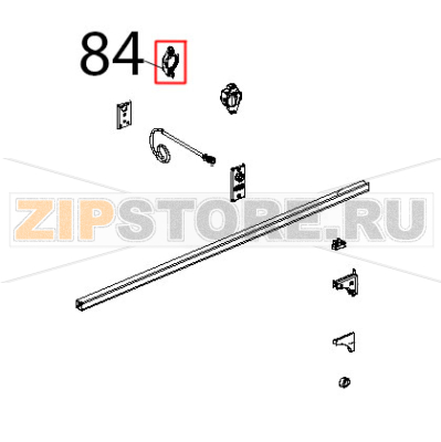 Coperchio scrocco maniglia Unox XBC 804 Coperchio scrocco maniglia Unox XBC 804Запчасть на деталировке под номером: 84