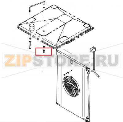 Nozzle IN P3 CONVOTHERM OES 10.10   Nozzle IN P3 CONVOTHERM OES 10.10Запчасть на сборочном чертеже под номером: 492Название запчасти на английском&nbsp;языке: Nozzle IN P3 CONVOTHERM OES 10.10