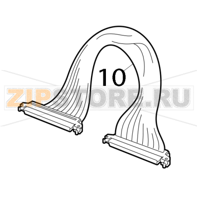 RIP-R Harness Toshiba TEC B-852-TS12-CN RIP-R Harness Toshiba TEC B-852-TS12-CNЗапчасть на деталировке под номером: 10