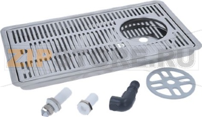 УТОПЛЕННЫЙ СЛИВНОЙ ЛОТОК ИЗ НЕРЖ. СТАЛИ 400Х220 ММ 