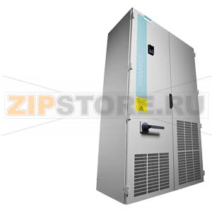 SINAMICS G120P Converter cabinet unit, AC/AC 380-480V 3AC, 50/60 Hz Rated power: 355kW 6-pulse supply without power recovery Cabinet version type A EMC standard: 2nd environment, Category C3 Siemens 6SL3710-1PE36-6AA0 
