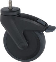 CASTOR SWIVEL WITH PIN AND BRAKE
