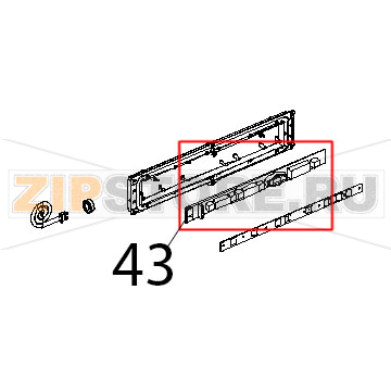 Assieme scheda contr. Unox XBC 604P Assieme scheda contr. Unox XBC 604PЗапчасть на деталировке под номером: 43