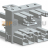 3-way distribution connector; 4-pole; Cod. B; 1 input; 3 outputs; pink Wago 770-1736 - 3-way distribution connector; 4-pole; Cod. B; 1 input; 3 outputs; pink Wago 770-1736