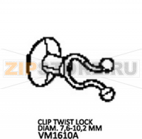 Clip twist lock diam. 7,6-10,2 MM Unox XBC 605E