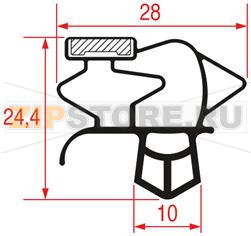 УПЛОТНИТЕЛЬ ВСТАВНОЙ 1570Х605 ММ 