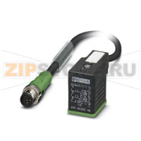 Кабель для датчика / исполнительного элемента Phoenix Contact SAC-3P-MS/1,0-PUR/B-1L-S SCO