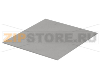 Плата передняя, 2 mm, алюминий, прозрачно анодированный Bopla BO FP 30033