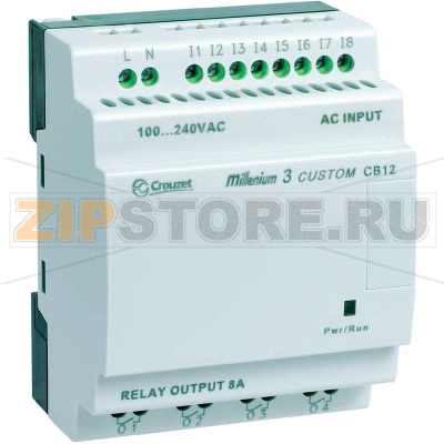 Модуль логический 24 В/DC, 1 шт Crouzet Millenium 3 CB12 R 
