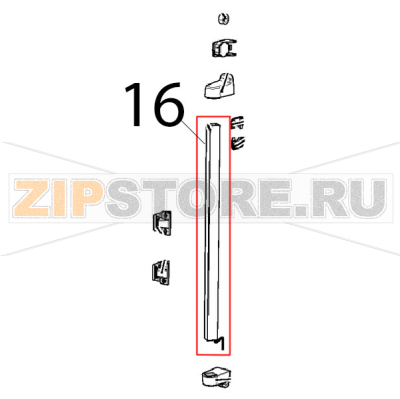 Barra illuminazione LED L400 Unox XBC 615EG Barra illuminazione LED L400 Unox XBC 615EGЗапчасть на деталировке под номером: 16