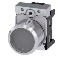 АКТУАТОР КНОПКИ С ВЫСОКИМ ФРОНТАЛЬНЫМ КОЛЬЦОМ (12MM), 22MM, КРУГЛ., МЕТАЛЛ, КНОПКА ПЛОСКАЯ ПРОЗРАЧНАЯ С ВОЗМОЖНОСТЬЮ ПОДСВЕТКИ, БЕЗ ФИКСАЦИИ, С ДЕРЖАТЕЛЕМ, С ГРАВИРОВКОЙ ЛАЗЕРОМ, ВЕРХНИЙ РЕГИСТР Siemens 3SU1251-0EB70-0AA0-Z&nbsp;Y11