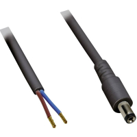 Гнездо низковольтное 2.1 мм, 5.5 мм, 0.5 м, 1 шт TRU Components TC-2511295