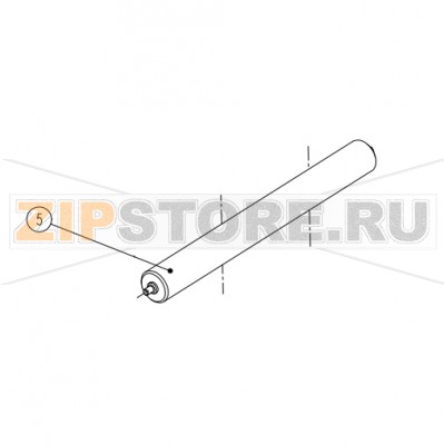 Прижимной ролик 4&quot; Datamax A-6212 Mark II RH Прижимной ролик 4" Datamax A-6212 Mark II RHНазвание запчасти Datamax на английском языке: ROLLER PINCH 4"