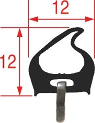 GUARNIZIONE PORTA FORNO 580x680 mm 