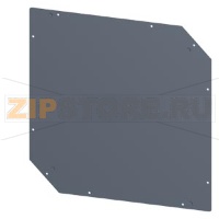 SIVACON, Roof, for corner cabinet IP40, T: 600 mm, zinc-plated Siemens 8MF1006-2UE10-0A