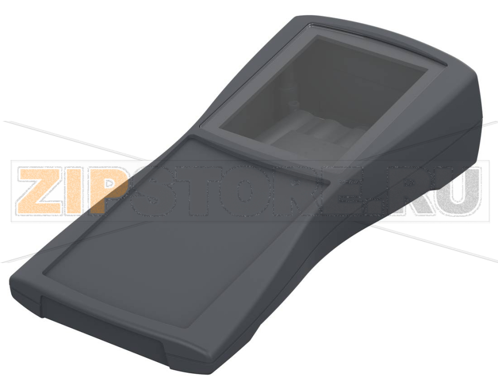 Корпус ручной с отсеком для 4 батареек типа АА, 209.3x98x34.8 мм, IP 40 Bopla BS 801 DIS-7024 