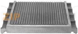ЖАРОЧНАЯ ПОВЕРХНОСТЬ 395Х350 ММ, РЕБРИСТАЯ 