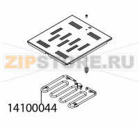 Сups warmer resistor L=188 150W 230V Victoria Arduino Adonis 2 Gr