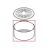 Contenitore resina sistema intafil Saeco Royal Coffee Bar FWA