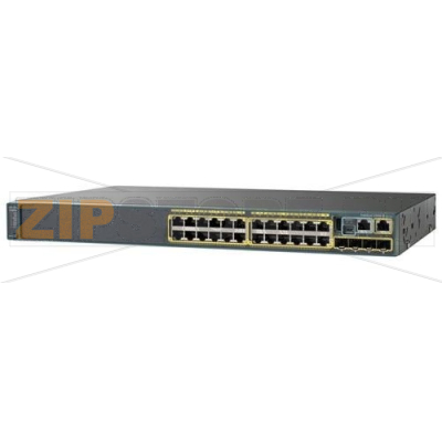 Коммутатор 24xGE (PoE), 2xSFP+, LAN Base Cisco WS-C2960X-24PD-L 