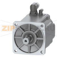 SIMOTICS S-1FK2 CT Серводвигатель М0 = 50 Нм; PN = 7,1 кВт при нн = 2000 оборотов в минуту (380-480); ПН = 4,55 кВт при нн = 1000 оборотов в минуту (200-240 В); Степень защиты IP65; Вал D38x80 мм с шпонкой; Абсолютный датчик 22-бит + 12-битный Многооборот