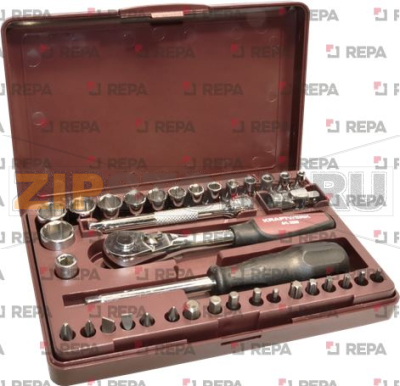 COFFRET A DOUILLES 36 PIECES 1/4&amp;#039;&amp;#039; 