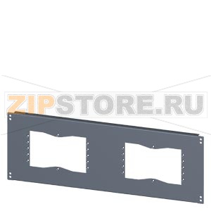 SIVACON, base, with cutouts for flanges, IPXX, T: 400 mm, W: 800 mm, zinc-plated Siemens 8MF1084-2UB52-0 