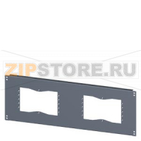 SIVACON, base, with cutouts for flanges, IPXX, T: 400 mm, W: 800 mm, zinc-plated Siemens 8MF1084-2UB52-0