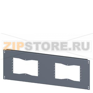 SIVACON, base, with cutouts for flanges, IPXX, T: 400 mm, W: 800 mm, zinc-plated Siemens 8MF1084-2UB52-0 