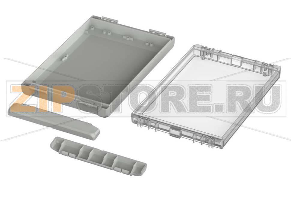 Корпус, 271x170x40 мм, поликарбонат UL 94 V0, прозрачная крышка Bopla B 261704 PC-V0-G 7035 