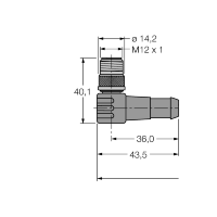 Кабель PROFIBUS Turck WSSW 456-5M