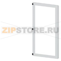 SIVACON, door half, left, inspection window, IP55, H: 2000 mm, W: 900 mm, RAL 7035, Protection class 1 Siemens 8MF1090-2UT25-0BE2