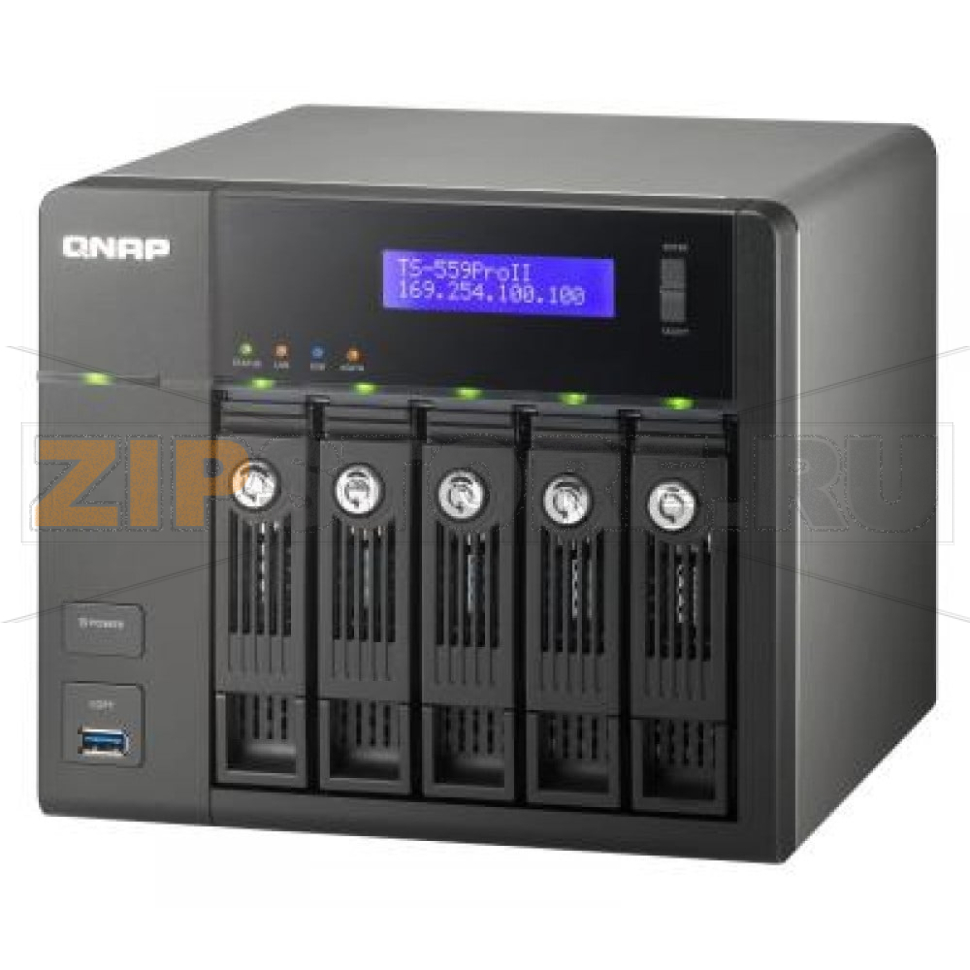 Накопитель сетевой QNAP TS-559-PRO-II 