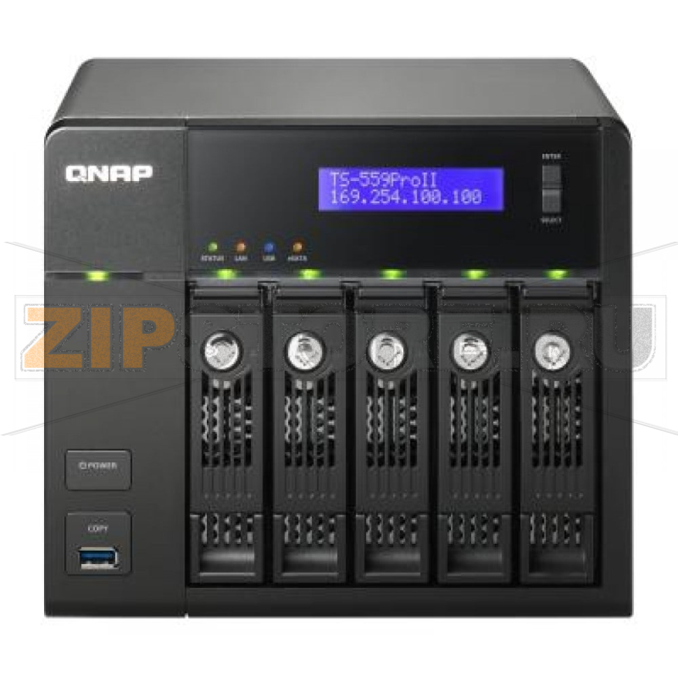 Накопитель сетевой QNAP TS-559-PRO-II 