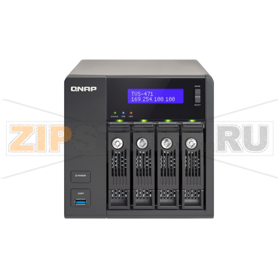 Накопитель сетевой QNAP TVS-471 