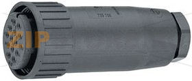 Разъем круглый 10 А, 50 В, IP67, 6 контактов Hirschmann CM 06 EA 14S-2 S 