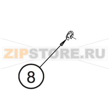 Стопорное кольцо 7/32 Datamax W-6308 Стопорное кольцо 7/32 Datamax W-6308Запчасть на сборочном чертеже под номером: 8Количество запчастей в комплекте: 50Название запчасти Datamax на английском языке: (50PK) Ring Retaining 7/32  