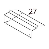 Cutter paper guide D Toshiba TEC SP40II