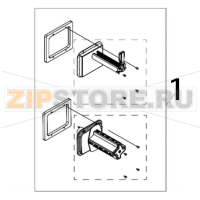 Label supply and rewind spindles assy TSC PEX-1221 Label supply and rewind spindles assy TSC PEX-1221Запчасть на деталировке под номером: 1