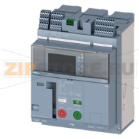 fixed-mounted molded case circuit breaker frame 1600; with RTC and 4AUX trip alarm switch S24; Icu "C" Icu=110kA @ 415V, 3-pole ETU660, LSIG, In=1250A display, meas., comm. function Ir=500...1250A Isd=0.6...10xIn, Ii=1.5...15xIn N conductor protec. adjust