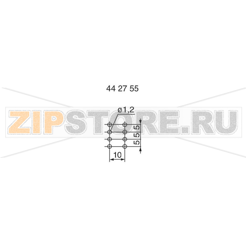 Потенциометр поворотный 100 кОм, 0.05 Вт, стерео, 1 шт Alps RK 27112 100K 
