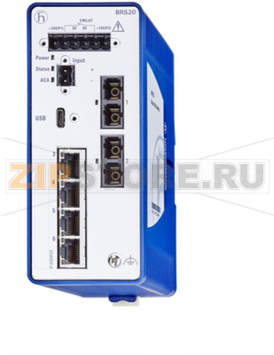 Коммутатор управляемый, 6 портов Hirschmann BRS20-0600M2M2-TTCY99HHSESXX.X.XX 