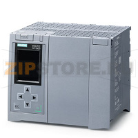 SIMATIC S7-1500F, центральный процессор CPU 1518F-4 PN/DP MFP для стандартных и отказобезопасных задач, включая лицензии  C/C++ Runtime и OPC UA Runtime, рабочая память 6 МБ для программы и 20 МБ для данных, 1 интерфейс - PROFINET IRT с 2х-портовым коммут
