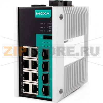 Коммутатор MOXA EDS-G512E-4GSFP 