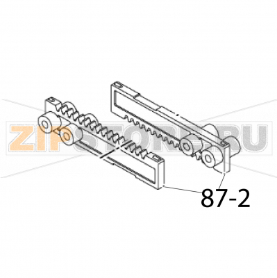 Label guide rack Sato FX3-LX Label guide rack Sato FX3-LXЗапчасть на деталировке под номером: 87-2Название запчасти на английском языке: Label guide rack Sato FX3-LX.