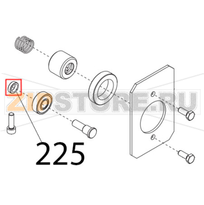 Rondella a spessore cuscinetto Sirman Palladio 350 Automec Rondella a spessore cuscinetto Sirman Palladio 350 AutomecЗапчасть на деталировке под номером: 225