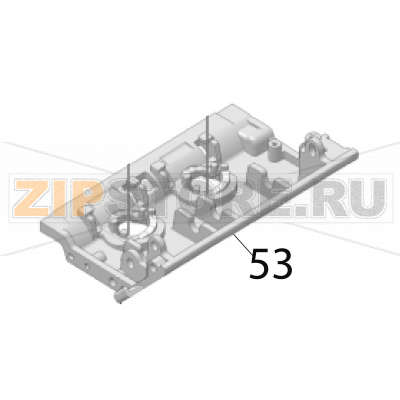 Head frame Sato CL4NX Head frame Sato CL4NXЗапчасть на деталировке под номером: 53Название запчасти на английском языке: Head frame Sato CL4NX.