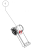 Rosetta dentata 10 Zn UNI 8842  Imesa LM 14                                 