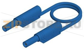 Провод тестовый 2 м, синий Hirschmann MLS SIL WS 200/1 BLUE 